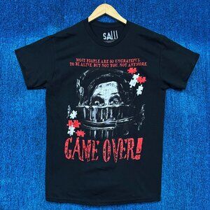 Saw “Game Over” Graphic  Horror T-Shirt Size Medium